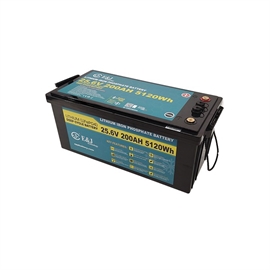 E&J Lithium batteri 25,6 volt 200Ah (Bluetooth + HEAT)